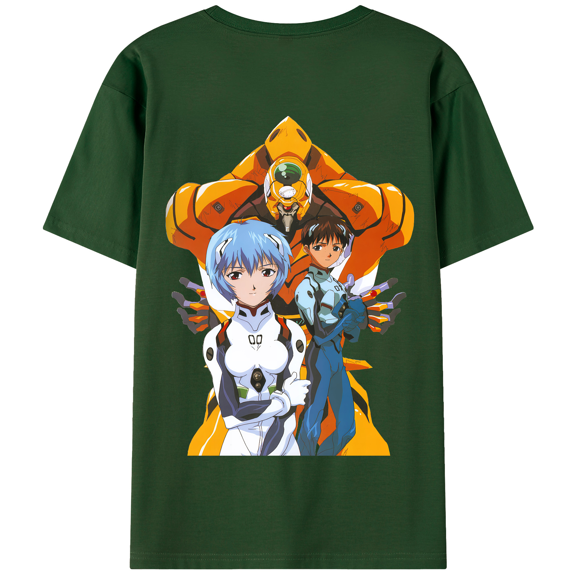 （画像用） EVA 新世紀エヴァンゲリオン 綿100％半袖Tシャツ（背面プリント）